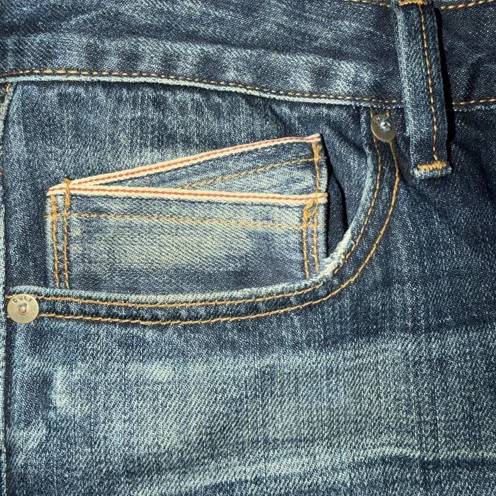 Cult Of Individuality Greaser Straight Japanese Selvedge Jeans Mens 32X33.5 Moto